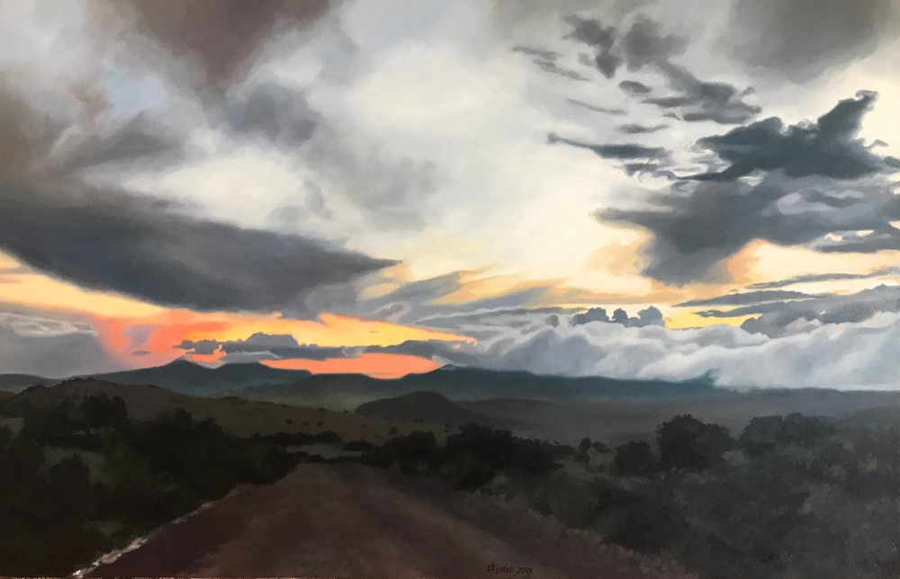 sunset after storm sunset after storm